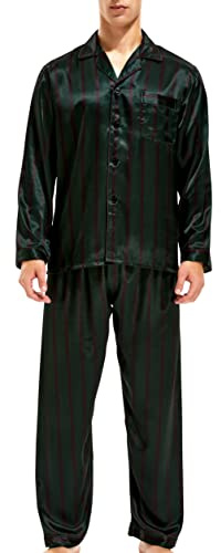 Ensemble Pyjama pour Homme en Satin à Manches Longues