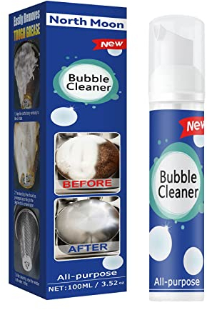 Spülfreies Allzweck-Reinigungsspray,Rheineule Schaumreiniger,Schäumender schwerölfleckenreiniger,Allzweck Schaumreiniger,Blasenreiniger Schaum,Bubble Cleaner Allzweck Fleckenentferner (100ml)