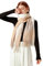 Adicloz Écharpe Femme Cachemire Hiver Chaud, Pashmina Châle Grandes Femmes Plaid Glands Foulard, Écharpe Châle Tricolore Femme Douces Wrap pour Autum et Hiver 180 * 70cm