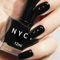 Black Nail Polish - Nail Varnish Quick Dry & Long Lasting 12ml Nails Polish Water-Based Low Odor, Environmental Friendly Mild, Nail Paint for Nail Art Diy Manicure at Home