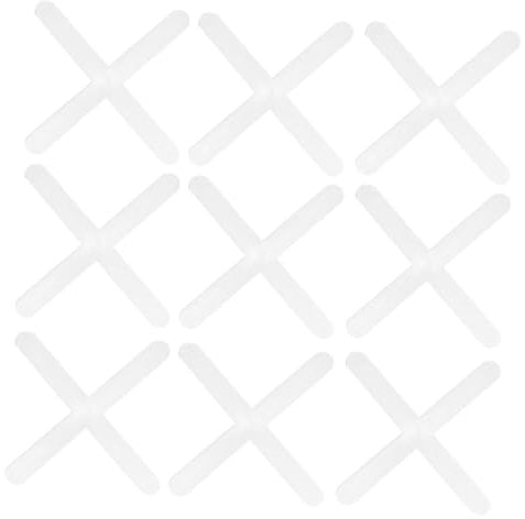 jojofuny 1000pcs Ceramic Tile Spacers Cross Shaped Grout Positioning Tools for Floor and Wall Tiling Lightweight Easy to Use for Home Renovation