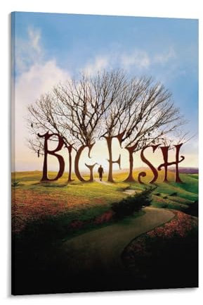 REDCHAMBER 2003 American Fantasy Comedy-Drama Film Big Fish Retro Poster Artworks Picture Print Poster Wall Art Painting Canvas Decor Home Poster 60 x 90 cm