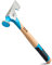 OX Tools Pro 340 g Trockenbau-Beilhammer, Combo mit TPR-Griff und Nagelabzieher, gerader Hickory-Griff, gefräste Schlagfläche, Trockenbauhammer, Werkzeug Beilhammer, OX-P088712
