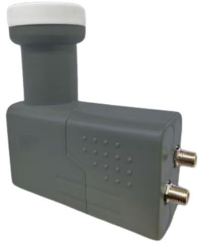 Emme Esse LNB Twin-Satelliten-Verstärker mit zwei unabhängigen Ausgängen und LTE-Filter 1800 MHz, hergestellt in Italien