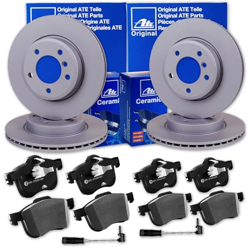 ATE Bremsscheiben + CERAMIC Beläge vorne + hinten passend für GLK X204