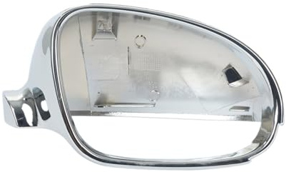 ABS Rückspiegelabdeckung Für VW Für Jetta MK5 Für Passat B6 Für Golf 5 Für EOS Für Sharan 2006 2007 2008 2009 2010 Spiegelkappen Seitenspiegel Abdeckkappen(Chrome Right)