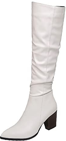 Stivali Donna Invernali Stivali Donna Invernali Blu Stivaletti Invernali Stivali Texani Donna Estivi con Tacco Alto Tacchi Donna Stivaletti Bassi Donna Texani Stivali da in Pelle