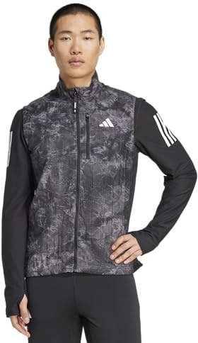 adidas Herren Own The Run Spray Dye Vest Jacke (1er Pack)