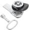 KICHOUSE Industrial Cabinet Lock with Triangle Cam Secure Storage Lock for Garages Workshops and Toolboxes Versatile Installation for Various Door Thicknesses Enhanced