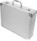 VILLCASE Werkzeug kasten aus Aluminium legierung Aktenkoffer Aktentasche aus Metall Metallgehäuse Metallkoffer Harte Aktentaschen für Männer Aluminiumlegierung Silver