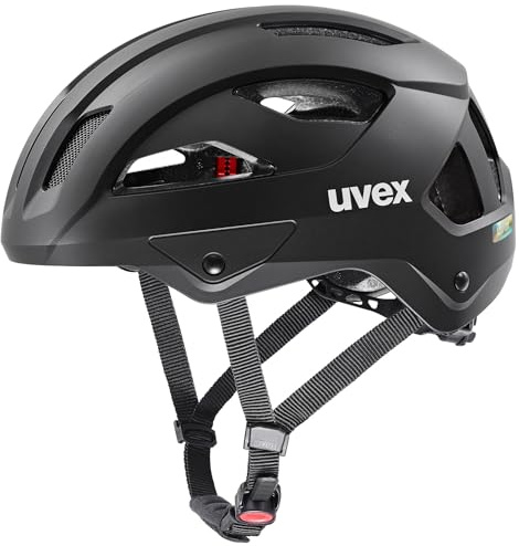 uvex Stride Fahrradhelm, Black matt, 59-61 cm