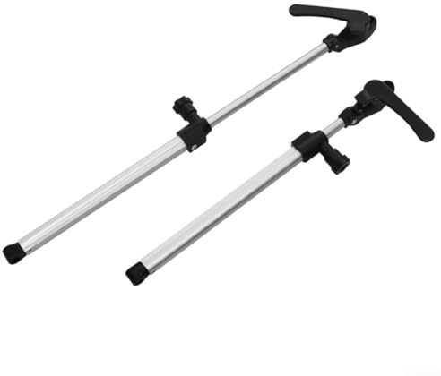 Set di 2 pezzi per supporto finestra camper montante telescopico asta 255-335 mm RV rimorchio parti camper in lega di alluminio blocco di sicurezza meccanismo aperto automatico