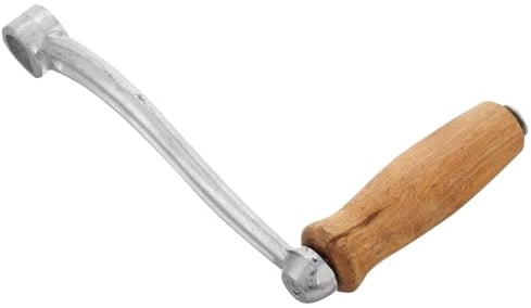 AMUSLESUR Poignée de Hachoir à Viande Domestique en Bois Lisse Manivelle Accessoire Compact pour Machine à Poussoir à Saucisses Meuleuse Manuelle Polyvalente Cuisine – Outil Pratique pour