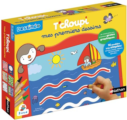 Nathan T'choupi Mes Premiers Dessins – Jeu d'Apprentissage du Dessin