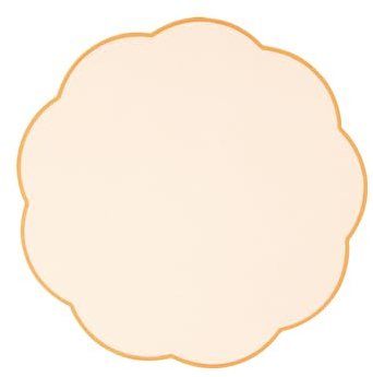 Villeroy & Boch – Fleur Gifts Platzset, Maße: ca. 40 × 40 cm, Gelb, Textile Tischunterlage mit floraler Farbwirkung, Hochwertige Baumwolle & Polyester