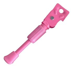 wisoolkic Pinker Fahrradständer für Kinderfahrräder – Stabilitätsverbesserung, rutschfest, verbreiterte Basis, Fußstütze, Fahrradteile, Ersatzteil, Fahrradständer,