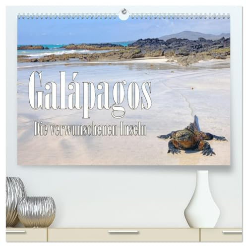 Galápagos - Die verwunschenen Inseln (hochwertiger Premium Wandkalender 2026 DIN A2 quer), Kunstdruck in Hochglanz: FineArt-Motive von Tieren und Landschaft der Galapagos-Inseln (CALVENDO Orte)