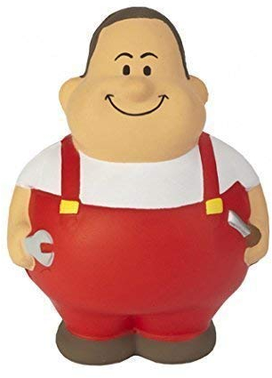 Mein Zwergenland Knautschfigur Squeezies® Herr Bert Schrauber Bert® rot