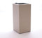 Elegant Einrichten Pflanzkübel Polyrattan Säule 40x40x84cm Grau meliert