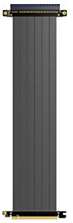 ADT-Link PCI-E X16 to 16X 3.0 Male to Female Riser Extension Cable Graphics Card Computer Chassis PCI Express Extender Ribbon 128G/Bps (R33SF 50CM)