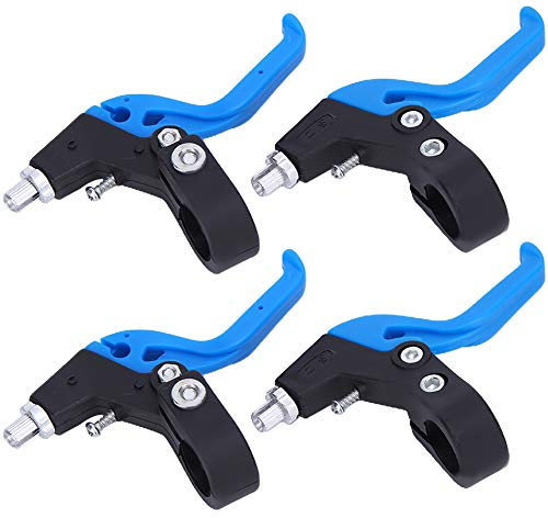 Vbest life Kinderfahrradbremshebel, ergonomisch einstellbarer Griff Bremshebel Ersatz für Kinderfahrrad 22,2 mm Lenkerdurchmesser(Schwarz Blau)