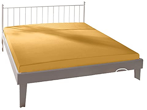 Bassetti Spannbettlaken Uni 196 ORO Baumwolle/Elastan, Maße: 180cm x 200cm, 200cm x 220cm, 9314078