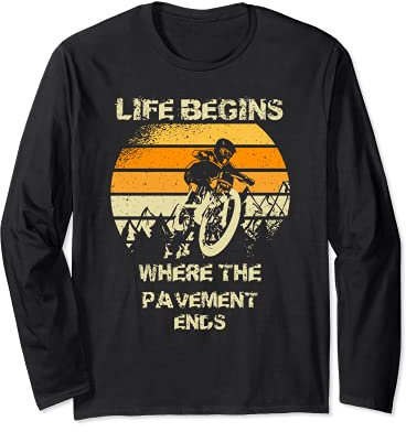 Mountain Bikes Accessories MTB Mountain biking Bicycles Long Sleeve T-Shirt