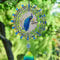 JelyArt 14 Inch Peacock Wind Spinner, 3D Stainless Steel, Kinetic Art, Corrosion & Fade Resistant, Hanging Wind Spinner, Suncatcher Decoration