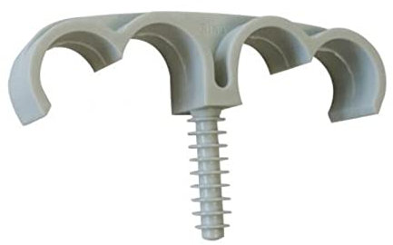 ING FIXATIONS Fixation de Gaines et Tubes Fix-Ring Quadruple-Ø 20 mm-Boîte de 50-A302500