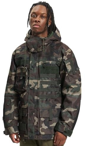 Brandit Performance Outdoor Jacket, Farbe: darkcamo, Größe: S