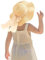 Kunyeah Enfants Fille été Chapeau de Paille Pliable Large Bord Casquette Pare-Soleil Chapeaux Protection Solaire Plage Chapeaux de Paille Bowknot Disquette Casquette pour Voyage Vacances