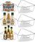 JEISSLIA Lazy Susan Schrank-Organizer-Behälter für 66 cm / 71,1 cm / 81,3 cm Durchmesser Ecken, Lazy Susan, Kunststoff-Aufbewahrungsbehälter, 1/8 Keil, lebensmittelecht, BPA-frei, mit rutschfesten