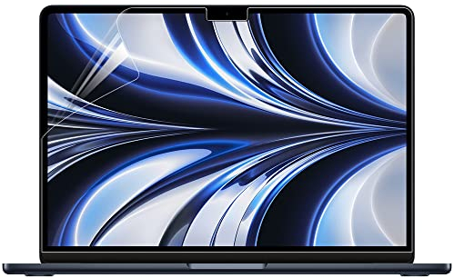 Arisase Lot de 2 films protecteurs d'écran transparents HD pour MacBook Air 13,6 pouces avec puce M2 sortie en 2022 (modèle: A2681)