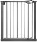 UISEBRT Treppenschutzgitter Ohne Bohren Türschutzgitter Kinder Treppengitter Türgitter Baby, 75-85cm breit, Selbstschließend, Einhändiges Öffnen Metall Gitter, Schwarz