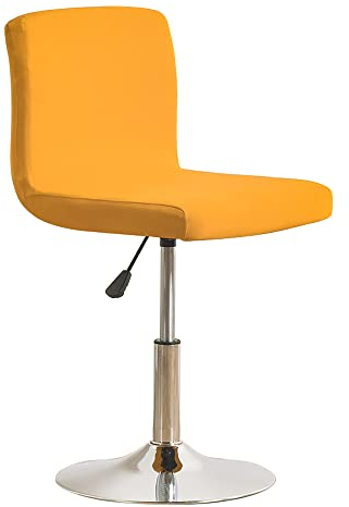 Meigeh Barhocker Bezüge Kneipe Thekenhocker Stuhlbezüge Barhocker Schonbezüge für Esszimmer Stretch Hocker Überzüge Gelb 4 Stück