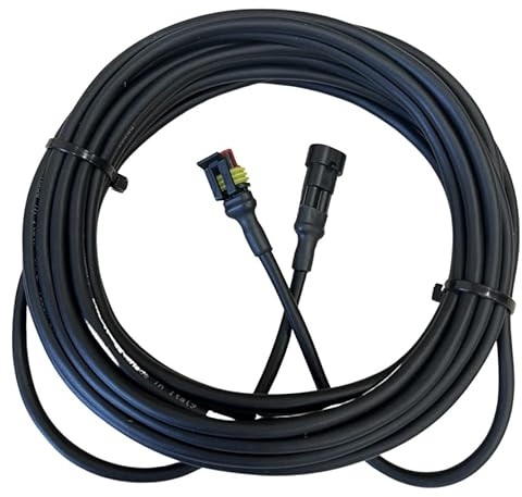 TIMBERA Niedervolt Stromkabel Verlängerung für STIHL iMOW Rasenmähroboter. Ladekabel zum Anschluss von Netzteil und Ladestation - 10 Meter