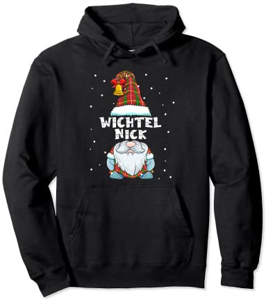 Wichtel Nick Partnerlook Vornamen Weihnachtsoutfit Pullover Hoodie