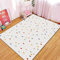 Kinderzimmer Teppich Farbige Punkte auf weißem Hintergrund,|Waschbar und ungiftig mit|-100x160cm