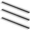 ECSiNG 20stk 40-polig Header Stecker 2.54mm Pitch einreihige Stiftleiste Negativ gebogener Stecker Kompatibel mit Raspberry Pin Elektronisches Projekt