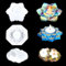 Annewbin 3PCS Kerzenhalter Silikonform,Epoxidharz Formen,DIY Resin Silikonform Gießform Kerzenhalter,Epoxidharz Formen Silikon set,Epoxidharz Silikonformen Teelichthalter