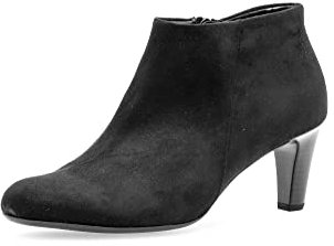 Gabor Damen Ankle Boots, Frauen Stiefeletten,knöchelhoch,reißverschluss,Stiefel,Bootee,Booties,halbstiefel,Kurzstiefel,schwarz,38.5 EU / 5.5 UK