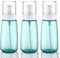 Cosywell Spray Bottle for Hair TSA Approved 3.4oz 100ml 3 Pack Leak Proof Travel Spray Bottle Empty Refillable Small Spray Bottles for Perfume Essential Oils Toners Rose Water Cosmetics (3Green)
