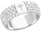 Joop! Damen-Damenring 925er Silber 66 Zirkonia 56 Silber 32013231
