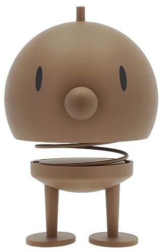 Hoptimist Soft Bumble Wackelfigur & Glücksbringer, Skandinavische Deko Figuren für Wohnzimmer, Schreibtisch, Büro, Bürodeko & Lustige Kleine Geschenke, 15 x 15 x 24 cm, XL, Choko