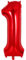 Ponmoo 40 Pouces Foil Ballon Chiffre 1 Rouge (101cm), Gonflable Hélium ou Air, Géant Numéro 0-9, 10-29, 30-100, Grand Ballons pour Mariage, Décoration de Fête d'anniversaire