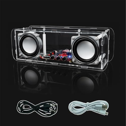 YYSOLDER Soldering Practice kit Dual-Channel Bḷueṭooṭḥ Speaker DIY Electronic Soldering kit Suitable for Soldering Enthusiasts Learning The Principles of Electronic Circuits (Soldering Required)