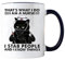 Dasfie Kaffeetasse mit der Aufschrift I'm a Nurse, 325 ml, lustige Katze, Tee- und Kaffeetassen, Geschenk für Katzenliebhaber