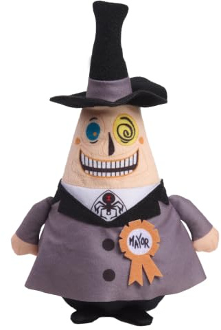Disney Tim Burton's The Nightmare Before Christmas Plüschtier, 21,6 cm, weiches Material, offizielles Spielzeug für Kinder ab 3 Jahren, Korbfüllungen und kleine Geschenke