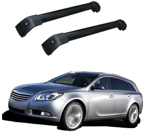 CCLXWY Dachträger aus Aluminium Dachträger-Querstangen für Opel Insignia 5 Door 2008-2014,Dachgepäckträger-Alu Relingträger 2 Stücke,B