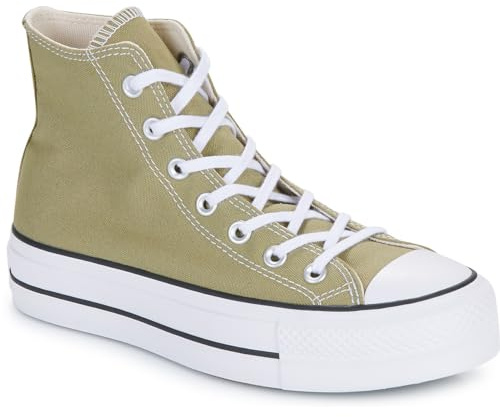 Converse Chuck Taylor All Star Lift Sneaker Damen Grün - 37 1/2 - Sneaker High Shoes